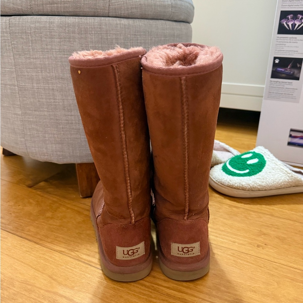 UGG RED Suede Boots